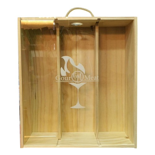 CAJA MADERA PARA CORCHOS
