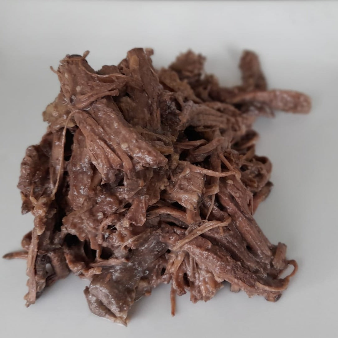 DESMECHADA AL VINO TINTO 500 grs